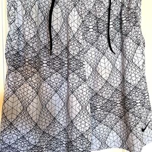 Nike size L gray and black drawstring shorts